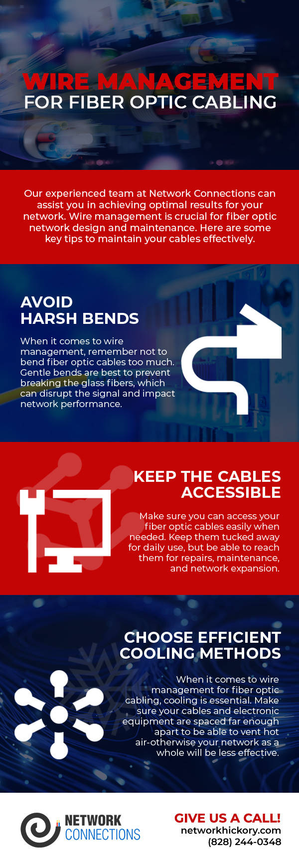 Wire Management for Fiber Optic Cabling